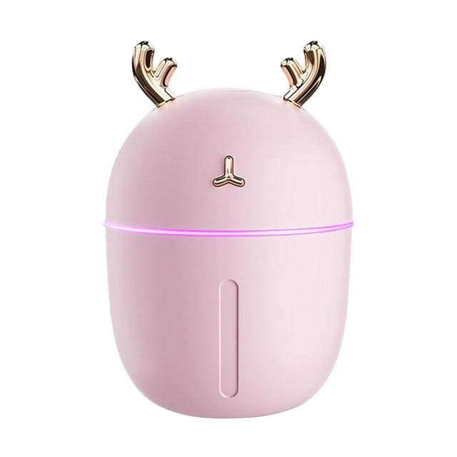 Humidificador de Aire Zulema ultrasónico 220 ML Difusor de Aceite Esencial rosado