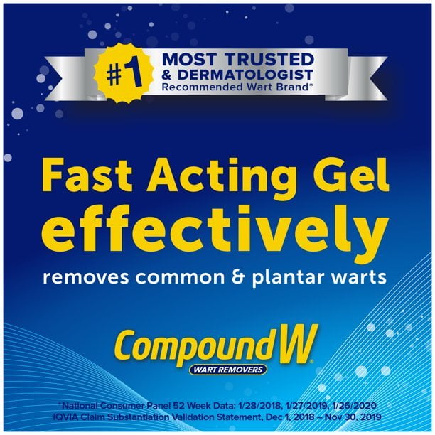 8 Pack Compound W Wart Remover Maximum Strength Salicylic Acid Fast Acting Gel 0.25 oz