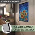 thumbnail image 6 of Yuyamidu Sunflower RV Door Window Sunshield Cover Starry Sky Travel Trailer Camper Sunshade UV Sun Heat Protection Reflective Blockout Skylight Sunshade, Blue, 6 of 7