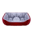 thumbnail image 4 of Square Dog Beds Puppy Soft Plush Sofa Bed Pet Accessories Large Dog Kennel Mat Pet Cat Dog Bed Sleep Cushion ShopWise Round, 4 of 11