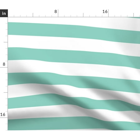 Jumbo Stripes Preppy Lines Nursery Beach Home Fabric Printed by Spoonflower BTY