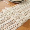 thumbnail image 6 of JYYYBF Crochet Lace Table Runner Farmhouse Table Runner Cotton Table Cover Decoration with Tassels for Home, 6 of 8