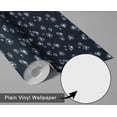 thumbnail image 6 of S4sassy Removable Nature-inspired Waterproof Wall Wrap, Wallcover, Meadow Blossom Print Contact Paper for Walls, Cabinets, and Dresser, Self Adhesive Vinyl Wallpaper Roll- Gray (25"x240" inch), 6 of 9