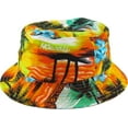 thumbnail image 4 of Tropical Scenery Hawaiian Bucket Hat Fashion Print Summer Cap, 4 of 5