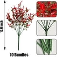 thumbnail image 3 of Artificial Lavender Flowers for Outdoors, UV Resistant No Fade Faux Plastic Shrubs Greenery Plants for Garden Patio Porch Window Box Home Indoor Farmhouse Hanging Planter Décor, 3 of 6