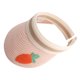 thumbnail image 1 of 56-58 cm circunferencia del sombrero protector solar sombrero de paja mujer verano linda fruta sombrero vacío sombrero para el sol estilo adulto, 1 of 5