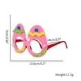 thumbnail image 3 of Lindos huevos de Pascua no tejidos, gafas, vestido, disfraz para fiesta de cumpleaños Rosa, 3 of 9