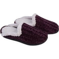 thumbnail image 3 of Roxoni Memory Foam Slippers for Women - Fuzzy Cozy Indoor/Outdoor Slides - Fluffy Slip On Shoes Womens House Slippers with Plush Heels and Anti-Skid Rubber Sole, 3 of 6