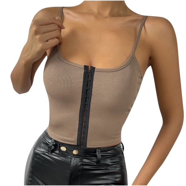 Chaqueta de punto sólido a la moda para mujer, lencería Sexy, pijama, chaleco Fridja hkj1947