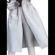 thumbnail image 3 of Chaqueta Cortavientos de Punto con Capucha y Larga para Mujer, de Gran Tamaño, Informal, con Cordón Ajustable en la Cintura y Cremallera. L, 3 of 6