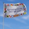 Personalized Kensington Patriotic Flag with Stick, 18" x 12"