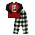 thumbnail image 4 of LazyOne Truck Plaid Family Matching Christmas Pajamas Set, Pajamas for Baby & Kids, Teens and Adults, 4 of 7