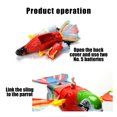 thumbnail image 3 of Simulation Bird Interactive Cat Toy Electric Hanging Eagle Flying Bird Cat Toy Battery Powered Cat Scratch Play Toys Reusable Plastic Flying Birds Toy for Cats Pet, 3 of 9