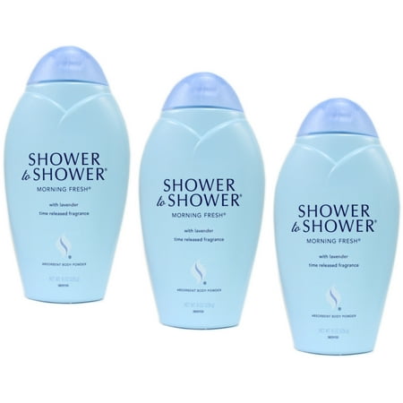 Shower To Shower Absorbent Body Powder, Morning Fresh, 8 Oz - 3 Pack