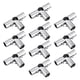 thumbnail image 2 of 10 Piezas de Conector de Tubo, Conector de Montaje de Tubería, Tubo de 25 Mm de Diámetro, Plateado, Resistente para Muebles, Contenedores de Conexión Cinco conectores, 2 of 8