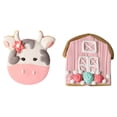thumbnail image 4 of FESTFENDS 2pcs Cake Decor Animal Ornament For Birthday Party Supplies For Desserts And Muffins And, 4 of 8