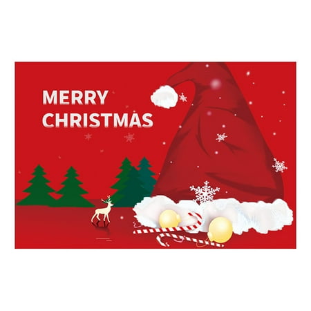 

Christmas Theme Decor Merry Christmas Placemats Table Mats for Restaurant Dining Room Kitchen Table Home Decors 32 Types