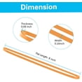 thumbnail image 3 of Qucyy Large Rubber Bands 180 Pieces Heavy Duty Large Rubber Bands Strong Elastic Bands for Office Supply, File Folders, Garbage Cans, 8 Inches (Yellow) Yellow, 3 of 5