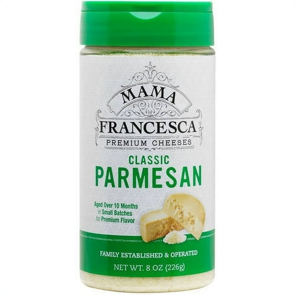 Mama Francesca Classic Parmesan Cheese, 8 oz Shaker