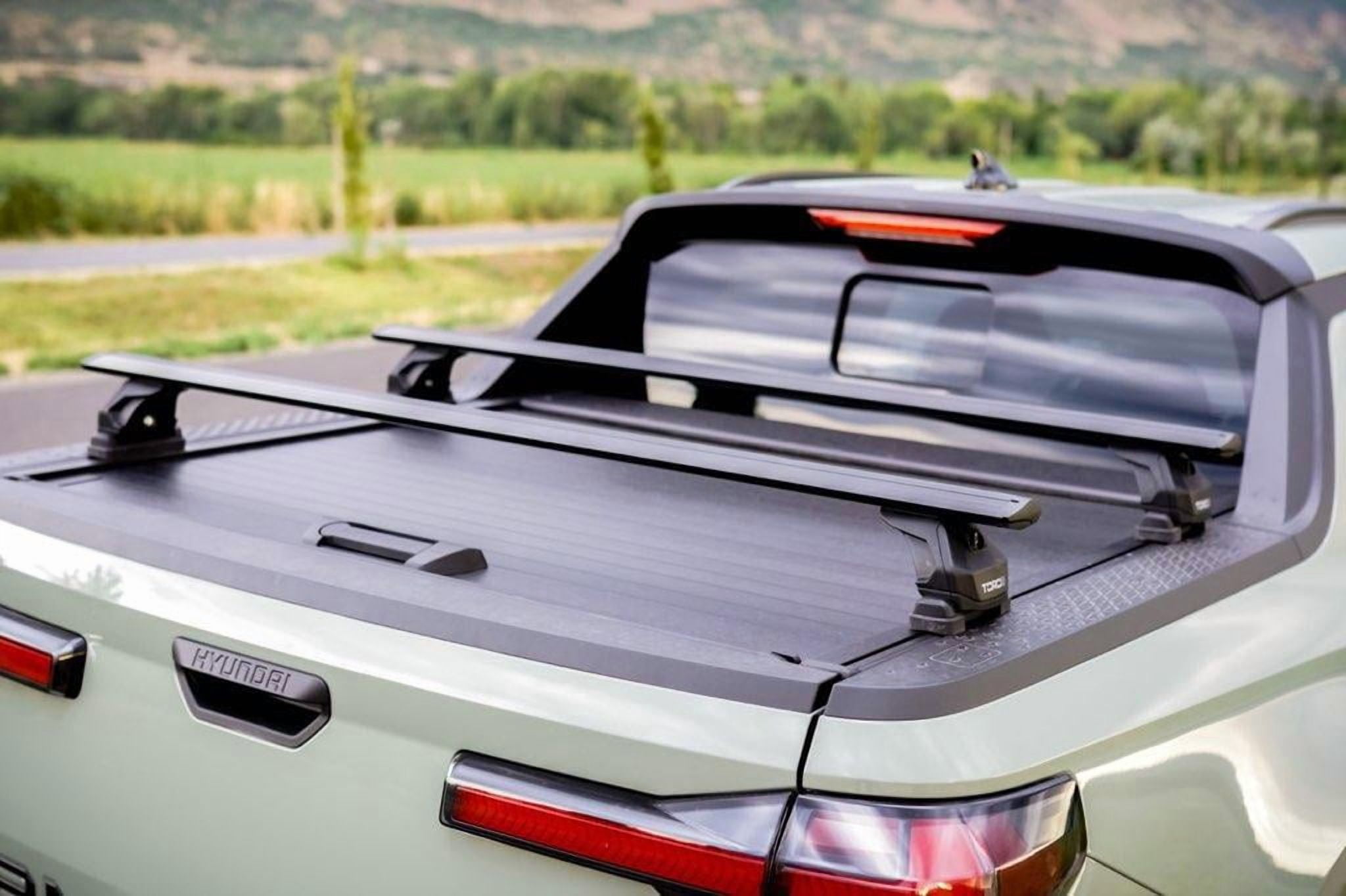 For Hyundai Santa Cruz Bed Rack Cross Bars Roof Rack Silver