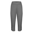 thumbnail image 5 of WILLBEST Pantalones de Yoga de Color Liso Para Mujer, Leggings de Entrenamiento de Cintura Alta, Mallas Deportivas Cortas Transpirables Para Correr, Gimnasio y Fitness Extra Grande, 5 of 5