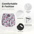 thumbnail image 4 of Balery Baby Cow Pantalones cortos deportivos para mujer con forro y dos bolsillos, elásticos, para entrenamiento, gimnasio, yoga-Medium, 4 of 7