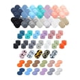 thumbnail image 1 of 225 piezas de de silicona para hacer joyas, collares, pulseras, suministros de poligonales, espaciador suelto, llavero hecho a mano Gloria Espaciador de cuentas sueltas, 1 of 9