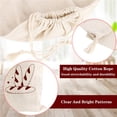 thumbnail image 3 of Bxaolu Linen Bread Bags - 2-Pack 15.75"x11.8" Reusable Linen Bread Bags Ideal for Homemade Bread, Unbleached, Reusable Food Storage Cloth Bag - B, 3 of 9