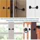 thumbnail image 4 of Barn Door Latch Lock Hardware (2 Pack) - Rust-Resistant Eye Hook Latch, 4 of 4