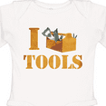 thumbnail image 4 of Inktastic I Love Tools Boys or Girls Long Sleeve Baby Bodysuit, 4 of 5