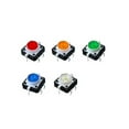 thumbnail image 6 of 5PCS 12X12X7.3 Tactile Push Button Switch Momentary Tact LED 5 Color 12X12X7.3mm 12*12*7.3mm 12*12*7.3mm - RED, 6 of 7