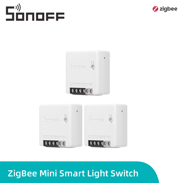 SONOFF ZigBee Mini Smart Switch Two-way, Works with Alexa, SmartThings Hub,  Philips Hue, Google Home&SONOFF ZBBridge, ZigBee Hub Required 