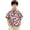 Red A12, variant on Rvasteizo Shirts for Boys Girls Fashion Print Lapel Chest Pocket Breathable Short Sleeve Shirt Top for Boys Girls