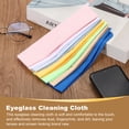 thumbnail image 5 of Uxcell 12Pcs Microfiber Cleaning Cloth for Glasses, 12x12inch Eyeglass Cleaning Cloth for Screens Cameras Cell Phones Electronics Lenses, Light Blue, 5 of 6