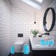 thumbnail image 3 of Nvzi Juego de baño amarillo, juego de accesorios de baño, 4 piezas, juego de baño de plástico, 3 of 5