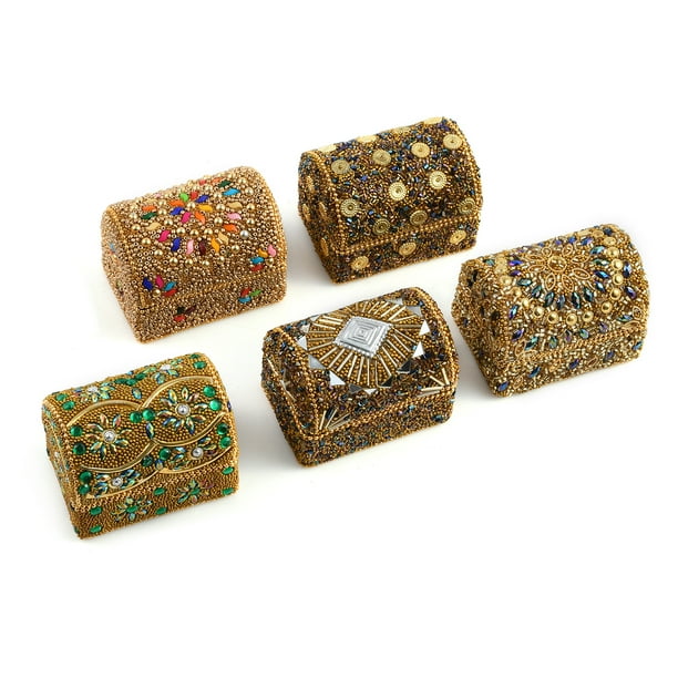 Shop LC Shop LC Birthday Gifts Mini Treasure Chests Trinket Boxes
