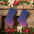 thumbnail image 6 of Vsdgher Violet Glitter Christmas Stockings 18 inch Large Kids Stocking Bags Hanging Socks for Christmas Decor Decorations, 6 of 7