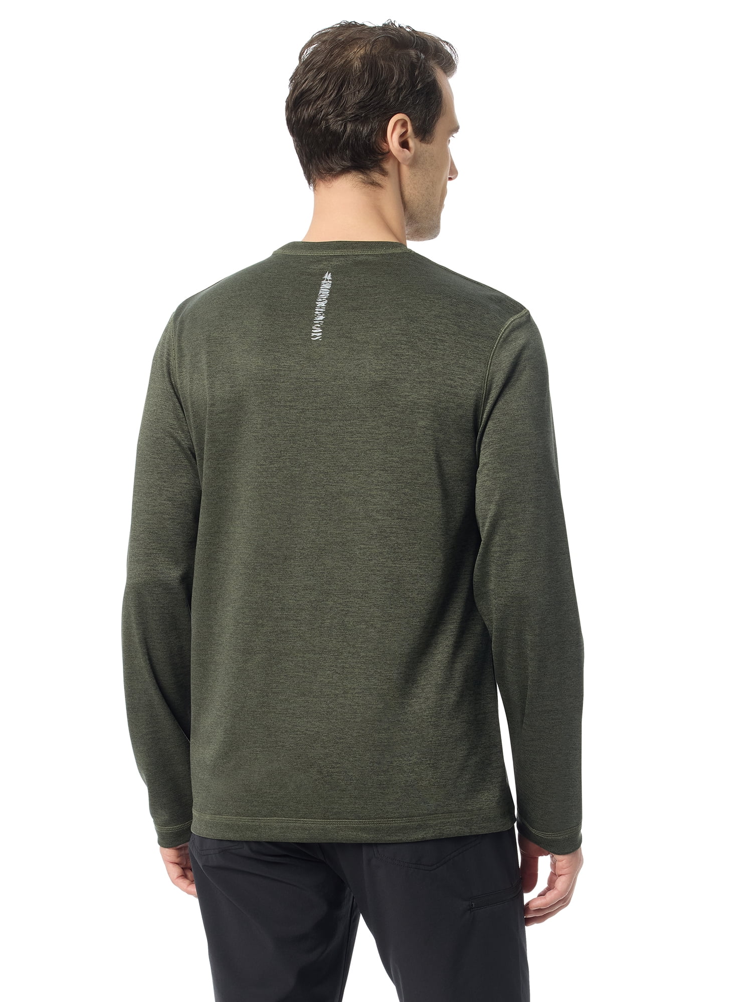 Bass & Co Men's & Big Men's Long Sleeve Hiker Tech Tee, Sizes S-XXXL