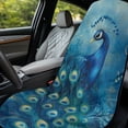thumbnail image 3 of Xixirimido Gym Car Seat Cover Towel Sweatproof Protector for Post-Workout Large Universal Front Seat Mat Non-Slip for Cars, Trucks, SUVs, Blue Peacock, 3 of 8