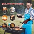 thumbnail image 2 of Lexi Home Heat Resistant BBQ Gloves with Silicone Protection, 2 of 6