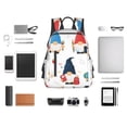 thumbnail image 4 of Fuzoiu School Cute Gnomes Print Lightweight Daypack,Weekender Bag for Men and Women, Travel Backpack with Padded Straps for School, Travel & Work, 4 of 7