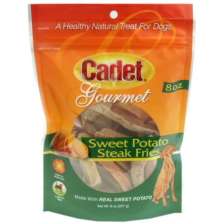 Cadet Gourmet Sweet Potato Steak Fries Dog Treats, 8