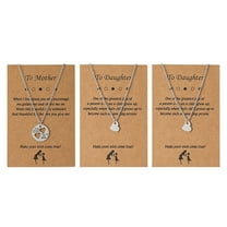 ZTTD Mother Daughter Bracelets Set for 3, Matching Heart Bracelets for Women Girls Mother'S Day Gifts for Mom Daughters Me