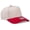 Red/Natural, variant on Cursive Script Embroidered Casual Wear Hat 6 Colors, Adjustable Cap, Embroidered Hat, 6 colors