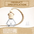 thumbnail image 3 of Ambientador BBTO para coche, botella de perfume colgante de cristal, 50 unidades, 3 of 6