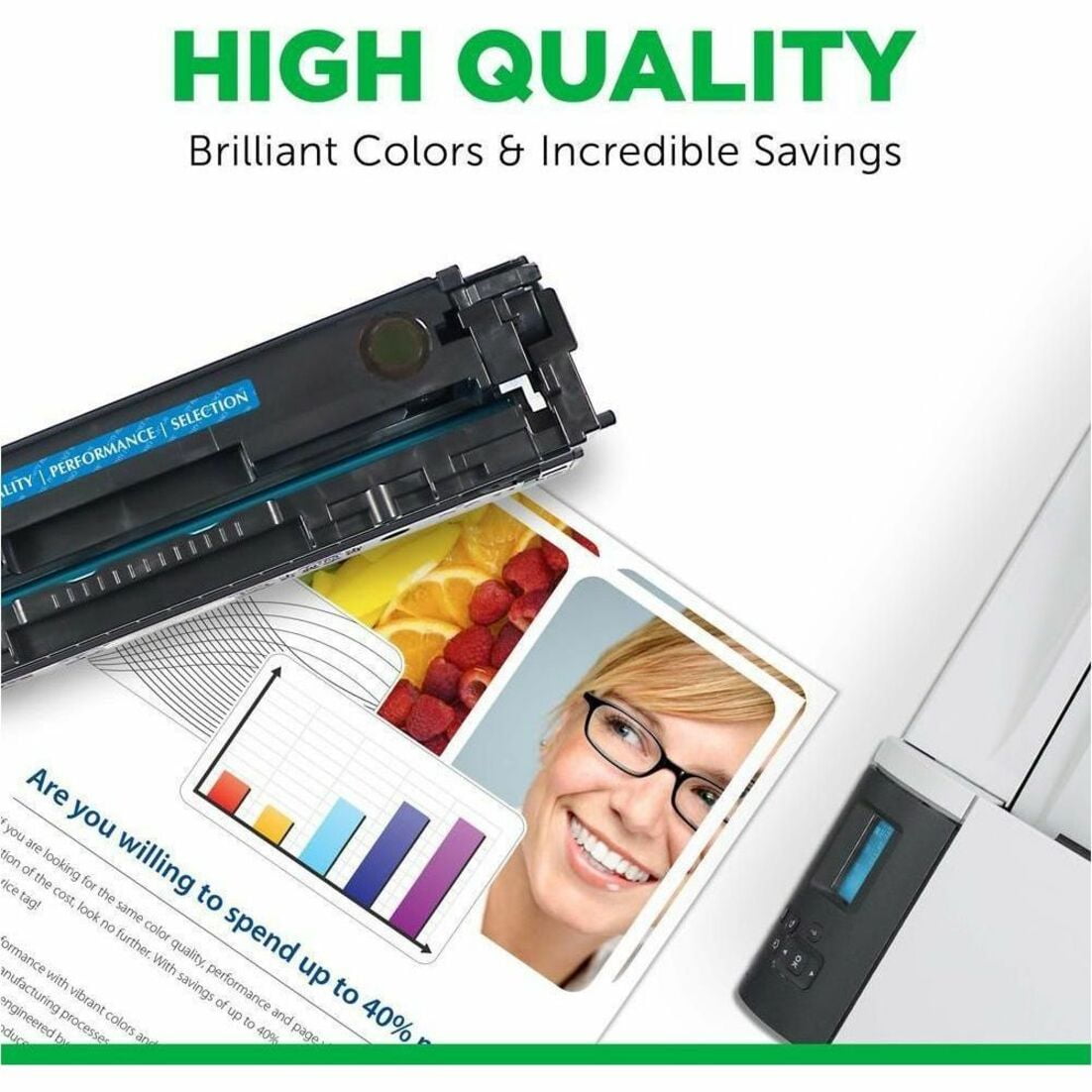 Remanufactured Clover Imaging High Yield Black Toner Cartridge for CF320X ( 653X)