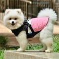 thumbnail image 3 of Baywell Winter Warm Coat Waterproof Dog Winter Jacket with Harness Traction Belt, Dog Outdoor Autumn and Winter Jacket, Pink, 2XL, 3 of 8
