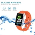 thumbnail image 4 of Correa Silicona Repuesto para Galaxy Fit 3 2024 () Naranja, 4 of 8