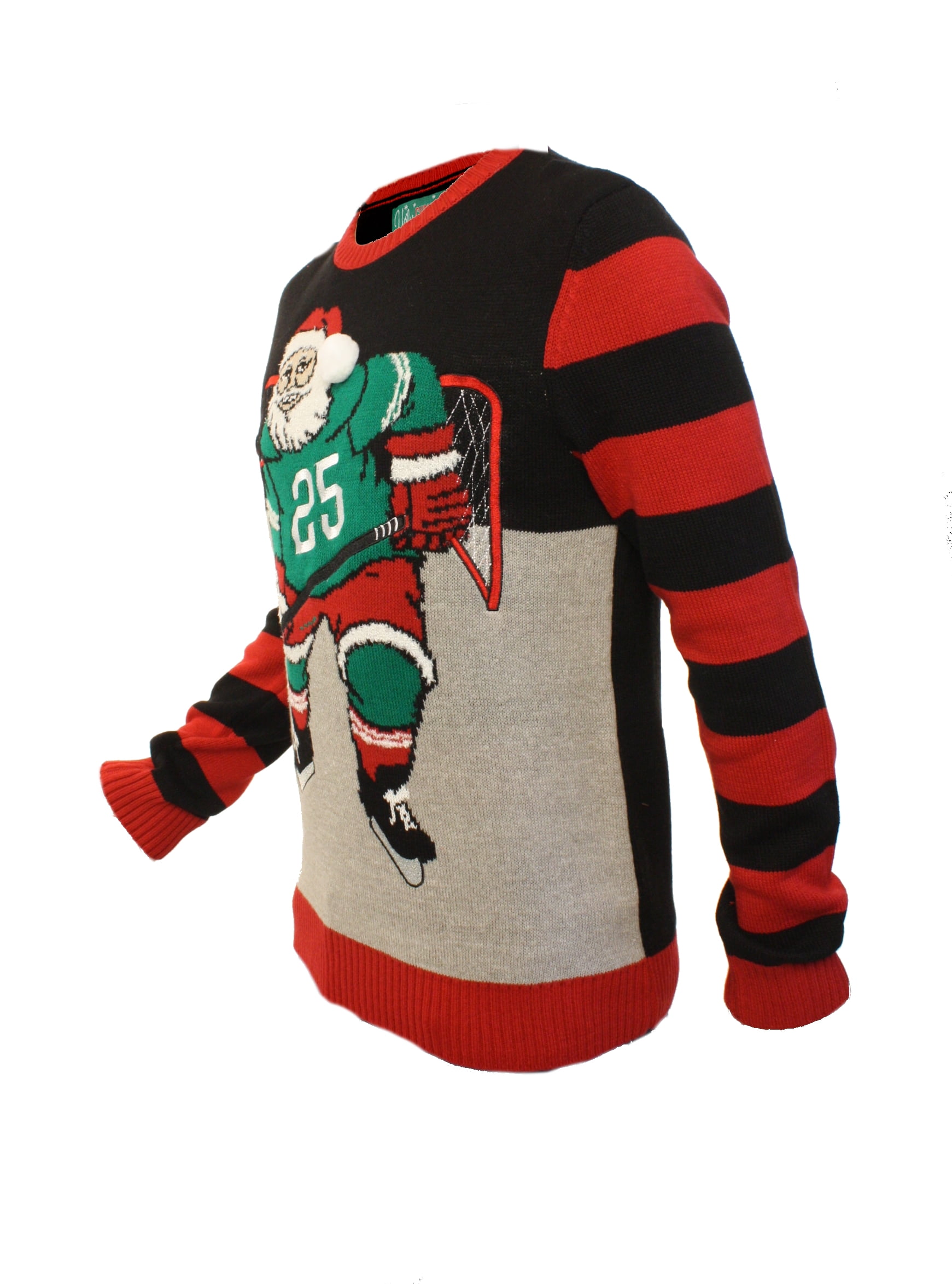 Ugly Christmas Sweater Men's Hockey 