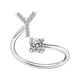 thumbnail image 1 of Teissuly Fashion Letter Ring Couples and Friends Ring Opening Adjustable Ring Teissuly WER202401225859, 1 of 1
